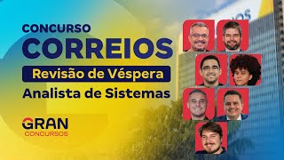 Concurso Correios  Revisão de Véspera  Analista de Sistemas [upl. by Cohlier456]