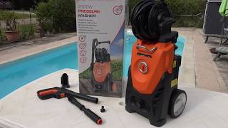 Yard Force 150 Bar 2000W HighPressure Washer [upl. by Karoly233]