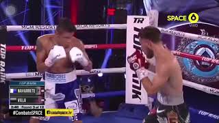 Emanuel Navarrete vs Ruben Villa Viernes 9 octubre 2020 [upl. by Ettenal]