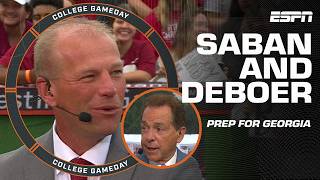 Kalen DeBoer is CONFIDENT in Alabamas CONSISTENT PREPERATION for Georgia  College GameDay [upl. by Farman]