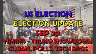 US Politics Weekly Election Extra TrumpHarris Showdown  Cuban Polls Rallies amp Tech Bros [upl. by Aseram]