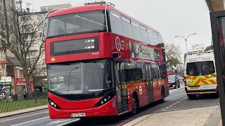 BYD D8URDD ADL Enviro400EV Go Ahead London Ee229 LG73FRO Route 185 Lewisham Station [upl. by Esina]