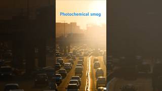 Photochemical smog airpollution groundozonenitrogenoxides sun carbondioxide [upl. by Peale]