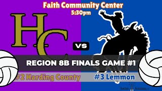 Harding County vs Lemmon Region 8B Semifinals [upl. by Gathard144]