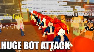 TSUNAMI SUSHI  HUGE ANTIBLOX BOT ATTACK  20 BOTS [upl. by Ynatirb]