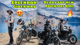 Splendor GIVEAWAY ka time aa gaya 😍 uske baad ek tagde Adventure ke liye taiyaar 🔥 [upl. by Etteniotnna]