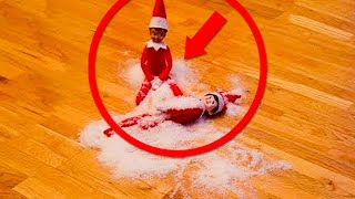 Top 10 INSANE Elf On A Shelf Caught Moving On Camera [upl. by Droc]