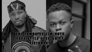 GNL ZAMBA VS JIM NOLA MC FREE STYLE SESSION FT VISIONARY [upl. by Annirtak]