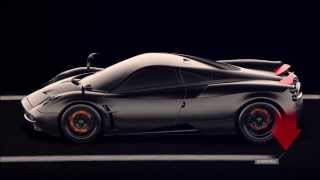 Pagani Huayra  Active Aerodynamics [upl. by Eirrod]