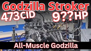 First Test 472Cube AllMuscle Godzilla 9 HP  8200 RPM [upl. by Ahsaeit942]