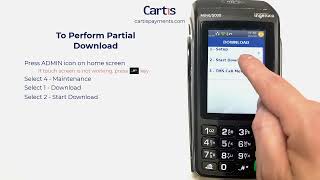 How To Perform Partial Terminal Download on an Ingenico Desk 5000 or Move 5000 Credit Card Terminal [upl. by Anirok674]