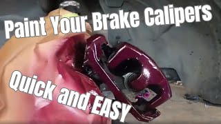 EASY Way To Paint Your Brake Calipers [upl. by Niven]