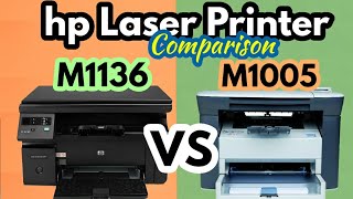 HP Laserjet Pro M1136 mfp vs HP Laserjet M1005 Multifunction Laser Printer  Review amp Comparison ✅✅✅ [upl. by Allyson841]