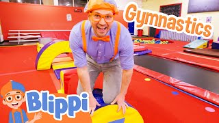 Blippi Learns Gymnastics Educational Videos for Toddlers and Families [upl. by Ikuy]