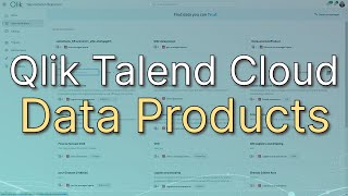 Introducing Qlik Talend Cloud  Data products  SaaS in 60 [upl. by Santana375]