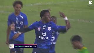 Jamaica College win 30 vs Excelsior High in Walker Cup semifinal Walker Cup SF Match Highlights [upl. by Nylrebmik]