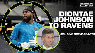 Dan Orlovsky has a concern about Diontae Johnson going to the Ravens 👀  NFL Live [upl. by Lois]