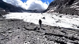 Klimawandel Der berühmte DosdèGletscher schrumpft [upl. by Rattan]