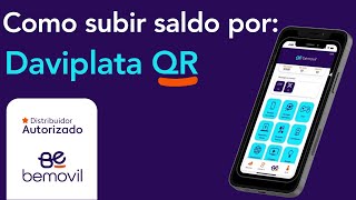 ⭐ BEMOVIL SIRSE Como subir saldo por medio de QR Daviplata somosbemovil [upl. by Ori490]