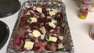 How To Cook Oven Baked Chuck Steak  Easy Recipe [upl. by Eoin878]