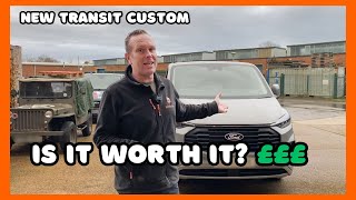 Is the New Ford Transit Custom Worth the Extra Money  2024 Model Review [upl. by Morena]