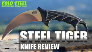 Cold Steel Steel Tiger Karambit Review  OsoGrandeKnives [upl. by Dominic]