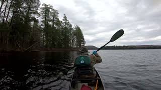 Little Tupper Lake Campsite 12 and the Paddle Back [upl. by Massiw]