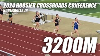 2024 Hoosier Crossroads Conference  Girls 3200M  Elizabeth Butler [upl. by Yeldahc]