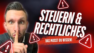 Das musst du wissen bevor du mit Dropshipping startest Steuern amp Rechtliches [upl. by Derrek265]