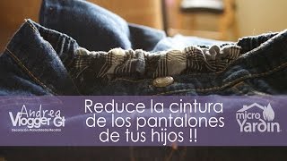 Reducir cintura del pantalón de tus hijos FACIL [upl. by Mailliwnhoj]