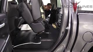 How to install ported 12quot subwoofer box Toyota Tundra 20142021 [upl. by Berglund]