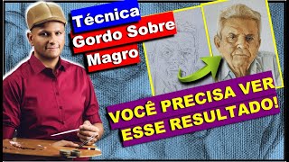 Retrato Realista  Como Pintar Sombreamento na Técnica Gordo sobre Magro Etapa 1 andremauricio [upl. by Ardys]