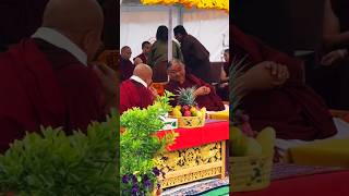 His Holiness Sakya Gongma Trichen with Dzongsar Jamyang Khyentse rinpoche at Butan [upl. by Utter]