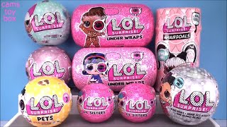 LOL New Surprise DOLLS HairGoals Under Wraps PETS LIL SiSters Series 1 3 4 5 Unboxing TOYS BLING [upl. by Christina]