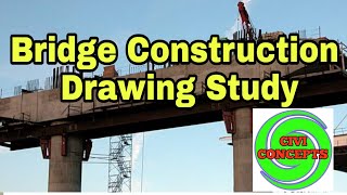 Bridge construction drawing Study [upl. by Esinev301]