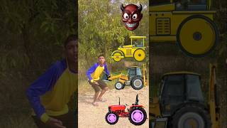 vfx Gifts 🎁 to tractor Jcb roller amp toto funny viralvideo [upl. by Romelda]