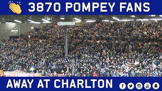 3870 Pompey fans make the trip to Charlton [upl. by Otreblasiul]