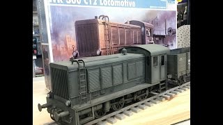 Building the Trumpeter 135 WR 360 Locomotive plastic model for train diorama [upl. by Heim]