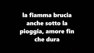 Gemelli Diversi  La Fiamma Lyrics Version [upl. by Bruns857]