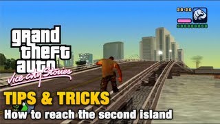 GTA Vice City Stories  Tips amp Tricks  How to reach the second island Vice City Beach [upl. by Adranoel]