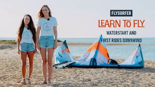 Learn to FLY  Waterstart and first rides downwind [upl. by Jeri]