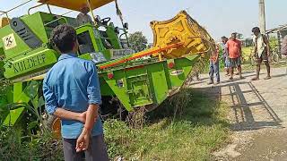 Combine Harvester Stuck Mud [upl. by Asreht]