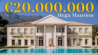 Inside a Palace €20 Million Mega Mansion in Sierra Blanca Marbella [upl. by Ilamad700]