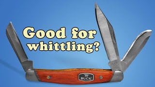 WHITTLE With Your Buck Knife Buck 301 Stockman Review [upl. by Prisca]