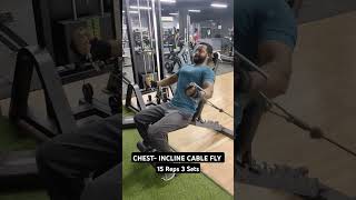 CHEST  INCLINE CABLE FLYS [upl. by Coral]