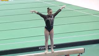 Angela Andreoli ITA Beam DScore 2024 Jesolo Trophy QFTF 202224 Code 14033 58 [upl. by Hinda388]