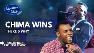 Chima Wins Nigerian Idol S9 2024  Exclusive Review [upl. by Ahseina328]