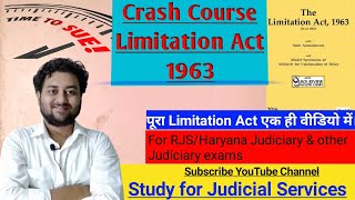 Limitation Act 1963 Lecture limitationact1963 judiciary judiciarypreparation [upl. by Adalai]