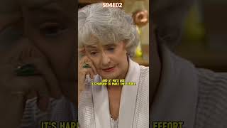 The golden girls  Life is interesting as you make it S04E02 Part 5 shorts reels comedy funny [upl. by Ruthe]