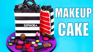 How to Make a Sephora Makeup Cake Tutorial [upl. by Bazluke]